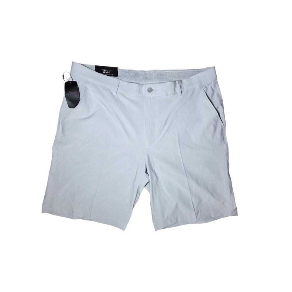 Greg Norman Performance Stretch Golf Shorts 38/39x9 NWT Sky Gray